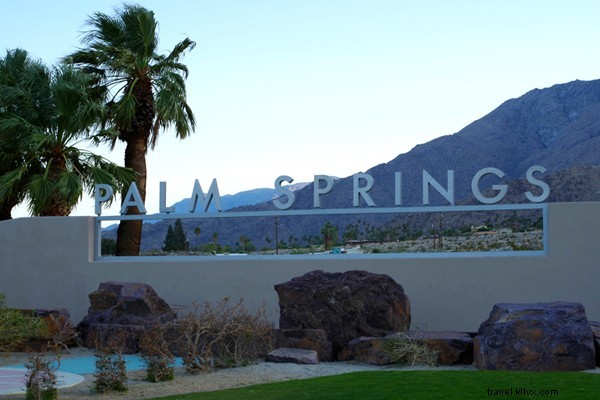 Palm Springs perfetto per le immagini 