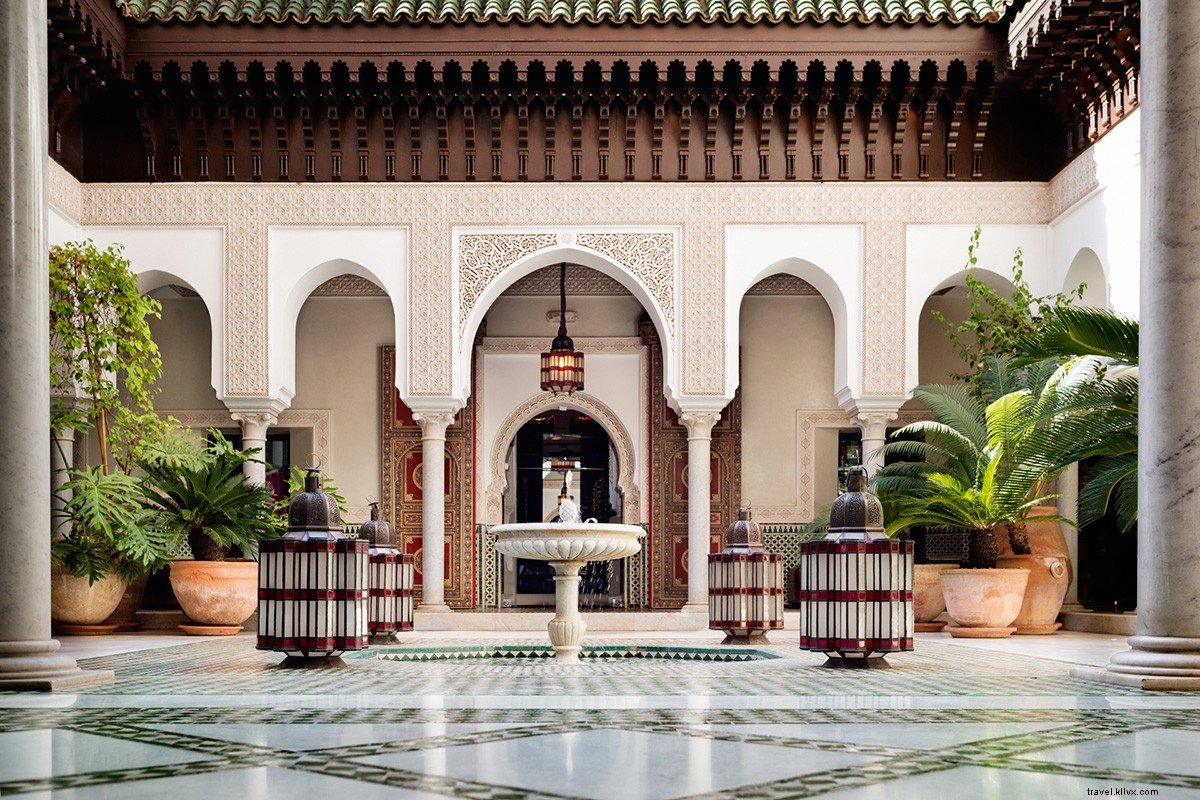 A Marrakech, un palais légendaire d une époque révolue 