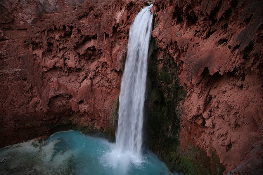 Poucas pessoas conseguem ver a cachoeira oculta do Grand Canyons dos sonhos do Instagram 