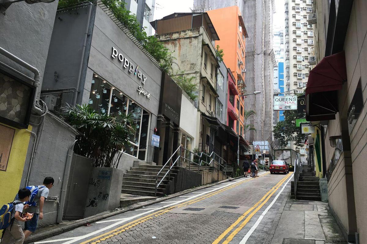 Les rues de Hong Kong sont faites pour marcher 