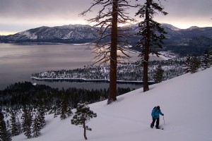 Role um Fatty, Calce um pouco de neve:não há necessidade de esquis em Tahoe neste inverno 