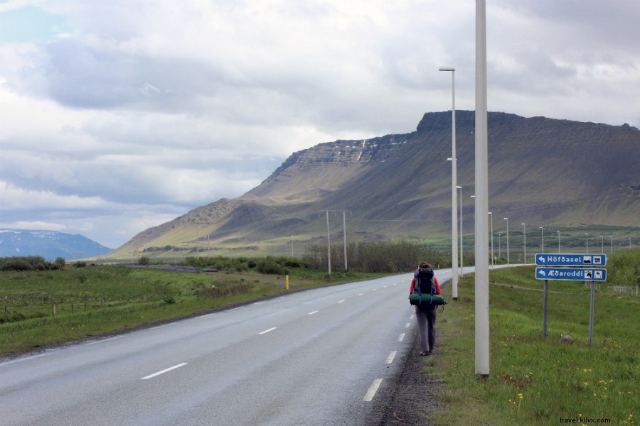 おい、 見知らぬ人：アイスランド環状道路でのヒッチハイクのハウツー 