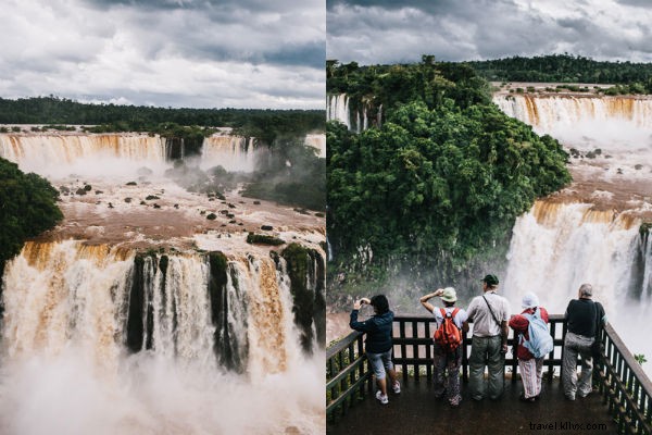 Ir a perseguir cascadas (en Brasil y Argentina) 