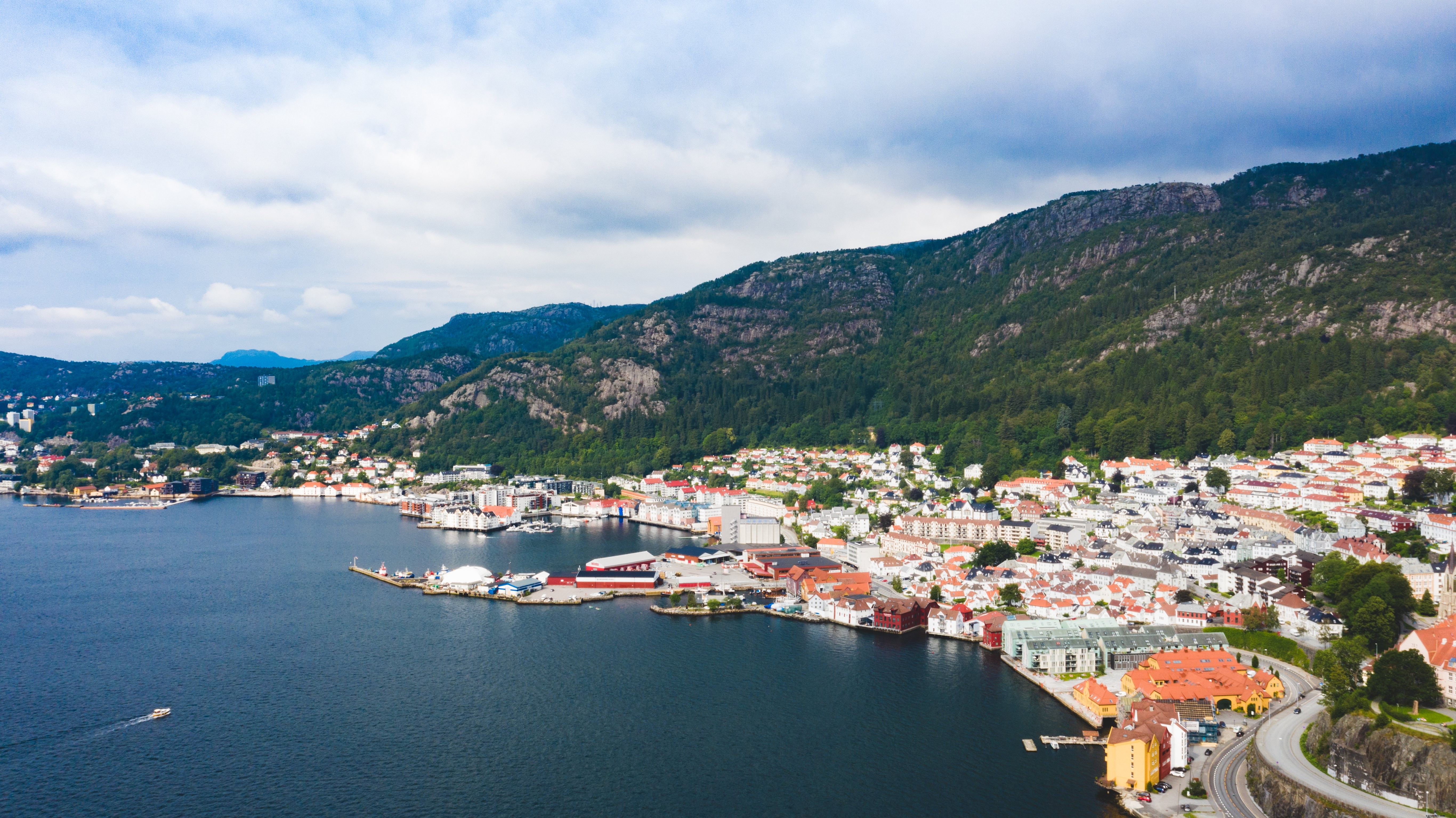 Benteng Bergenhus Di Norwegia Foto 