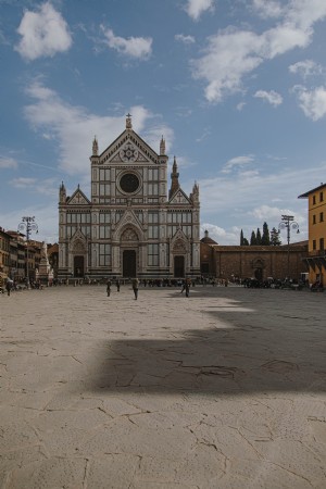 Santa Maria Della Scala de uma foto distante 