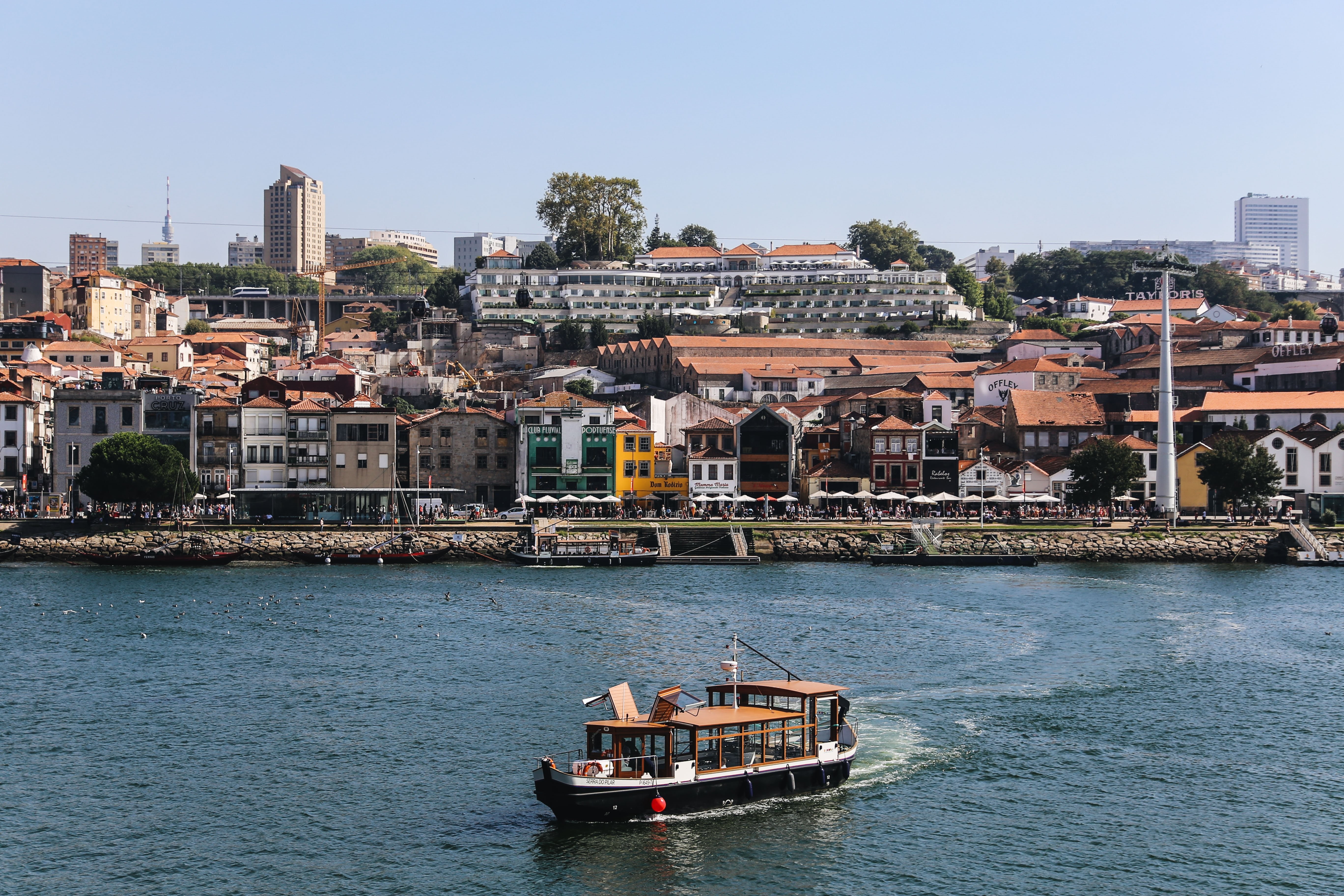 Kayu Perahu Anda Di Portugal Foto 