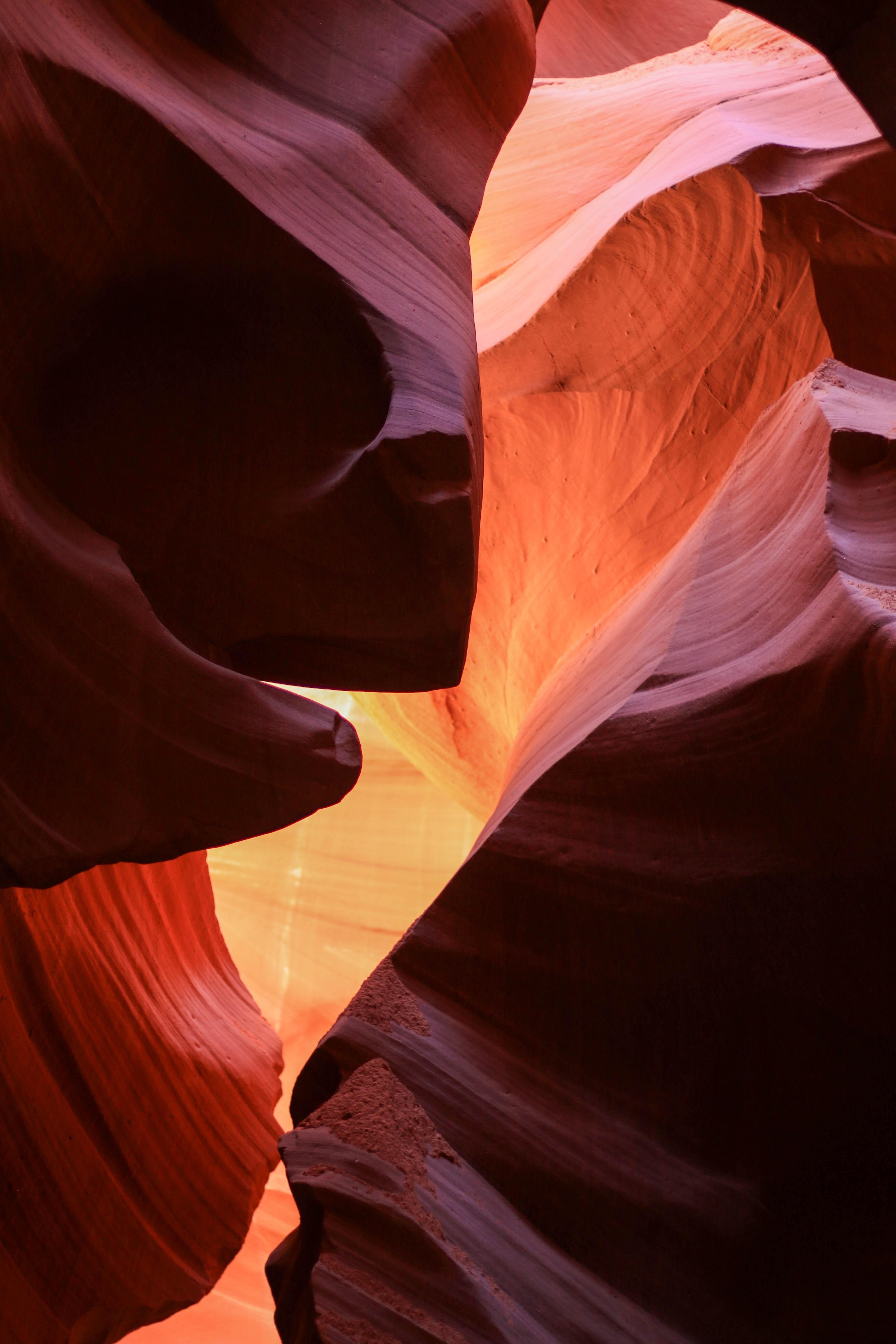 Au milieu de Antelope Canyon Photo 