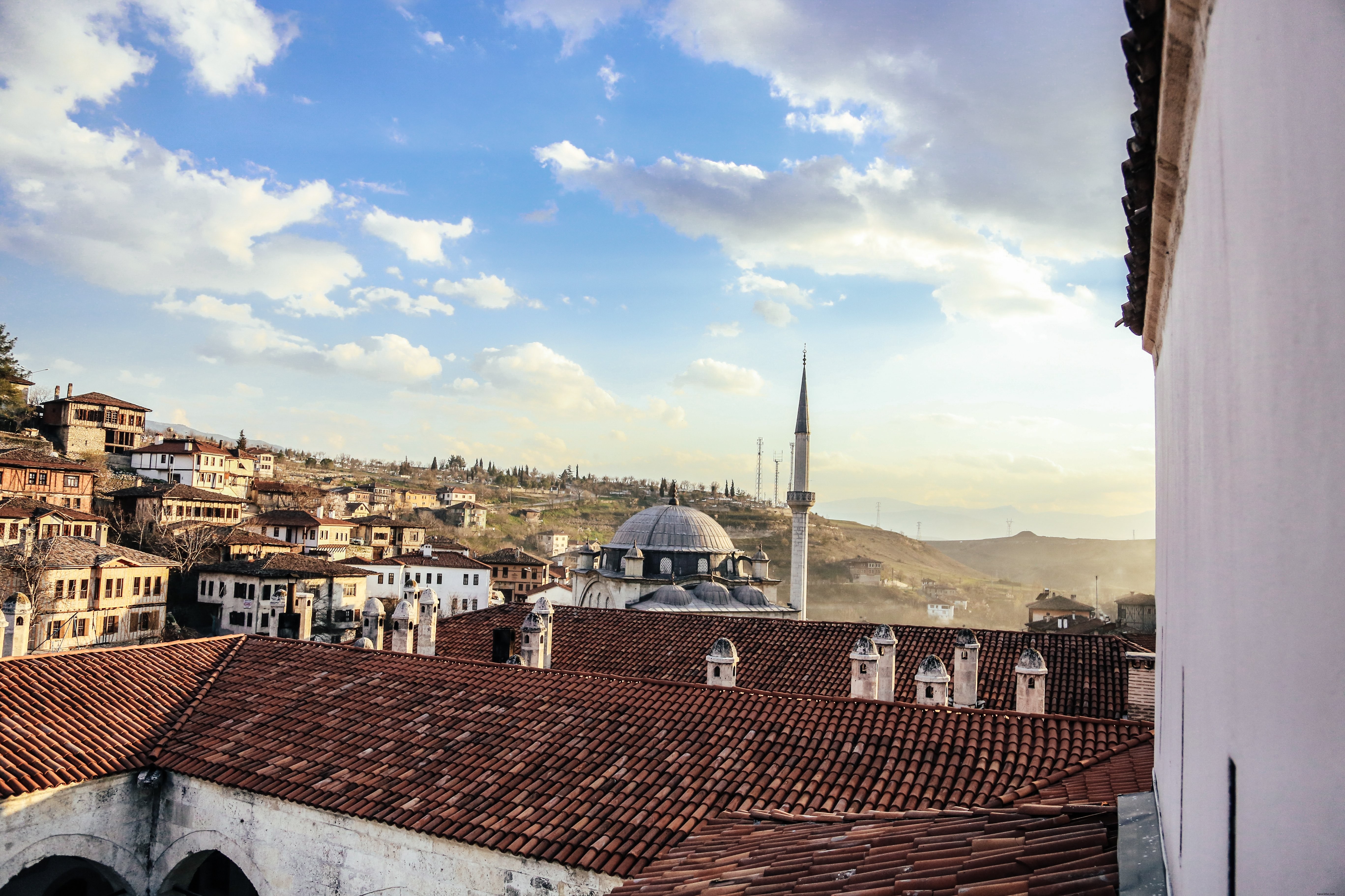Donnant sur une ville en Turquie Photo 