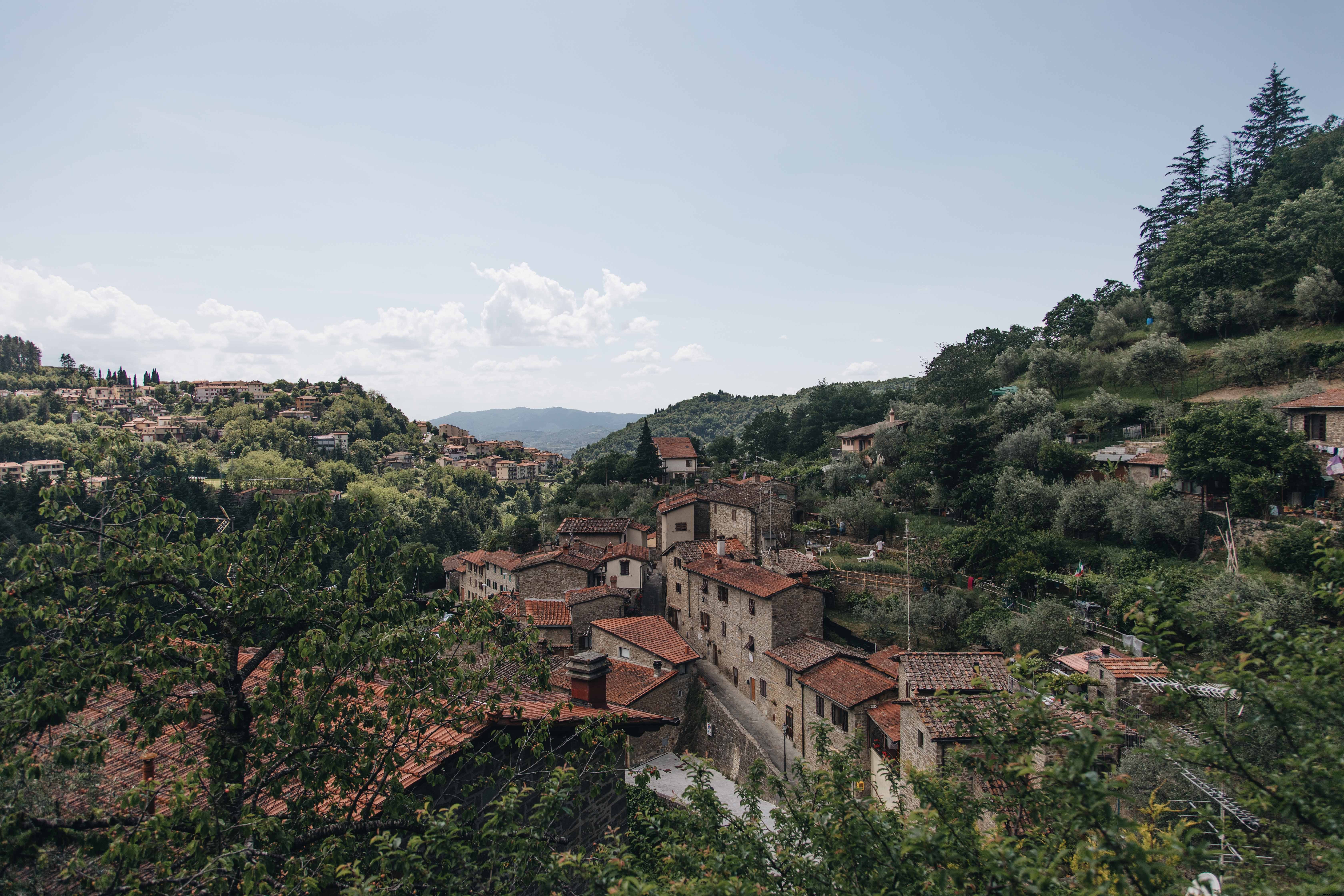 Italian Valley Town Under The Sun Photo 