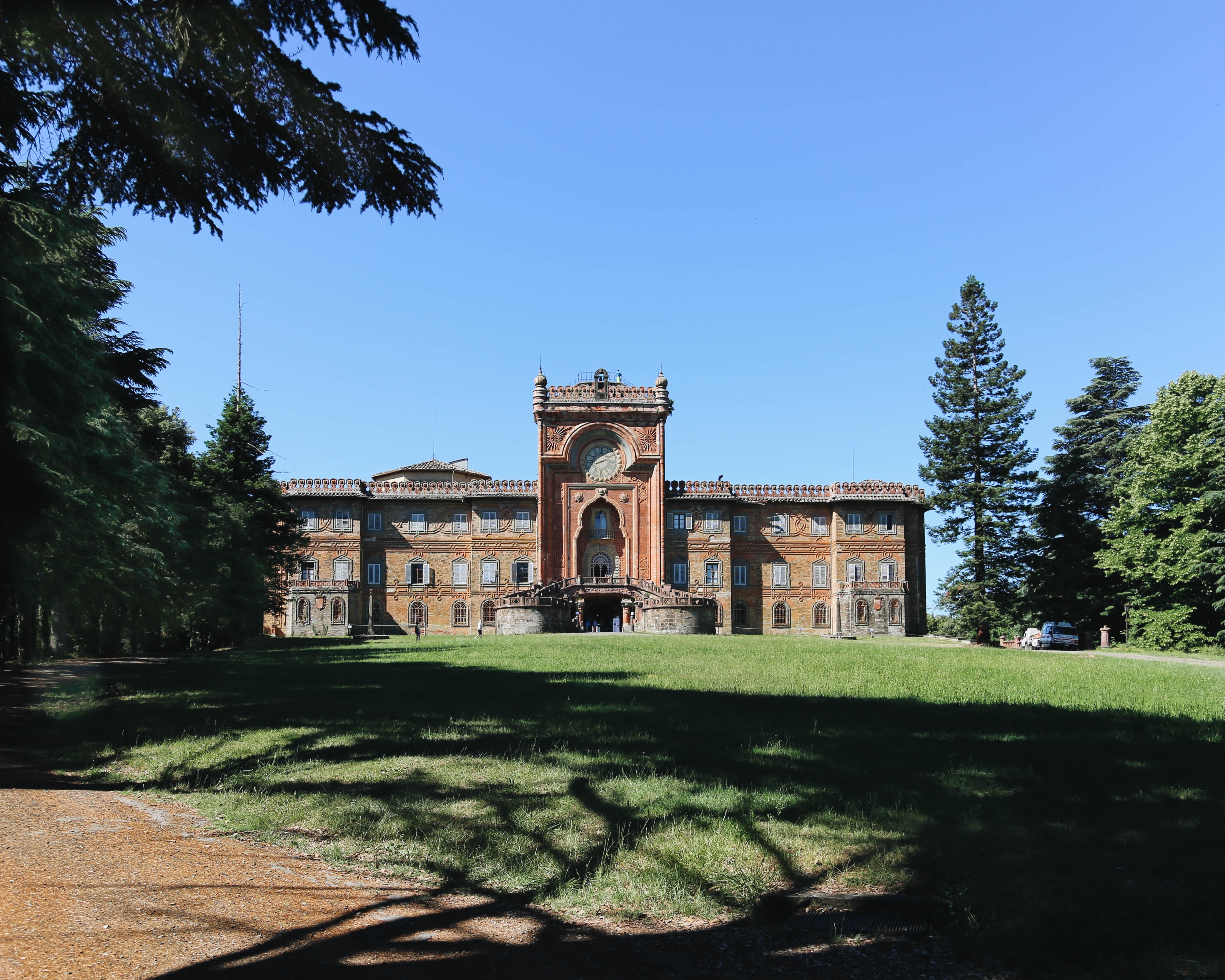 Foto de um palácio italiano na Toscana 