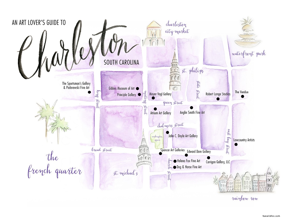 Un guide pour les amateurs d art à Charleston 