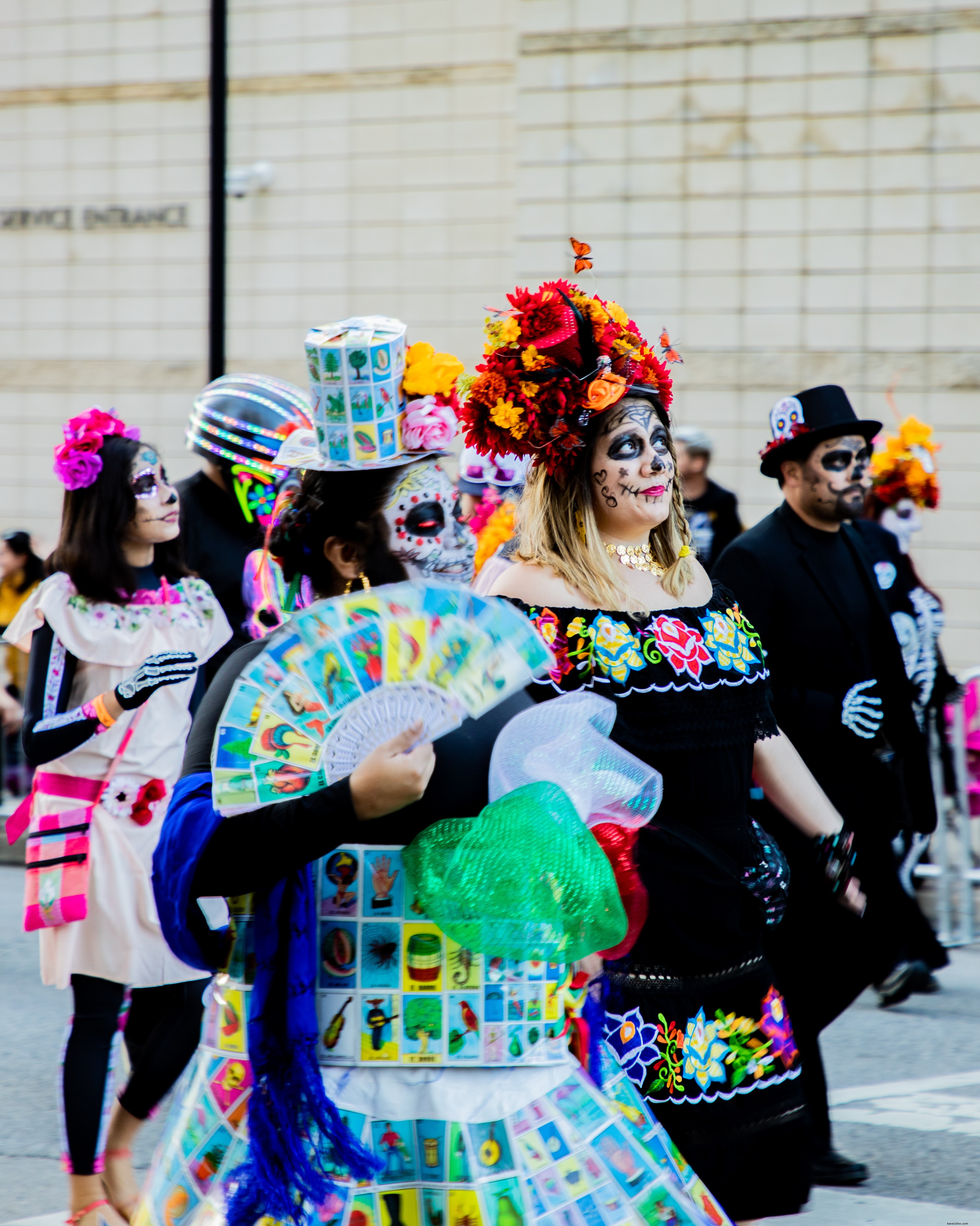 Saggio fotografico:Dia de los Muertos Dallas Parade 