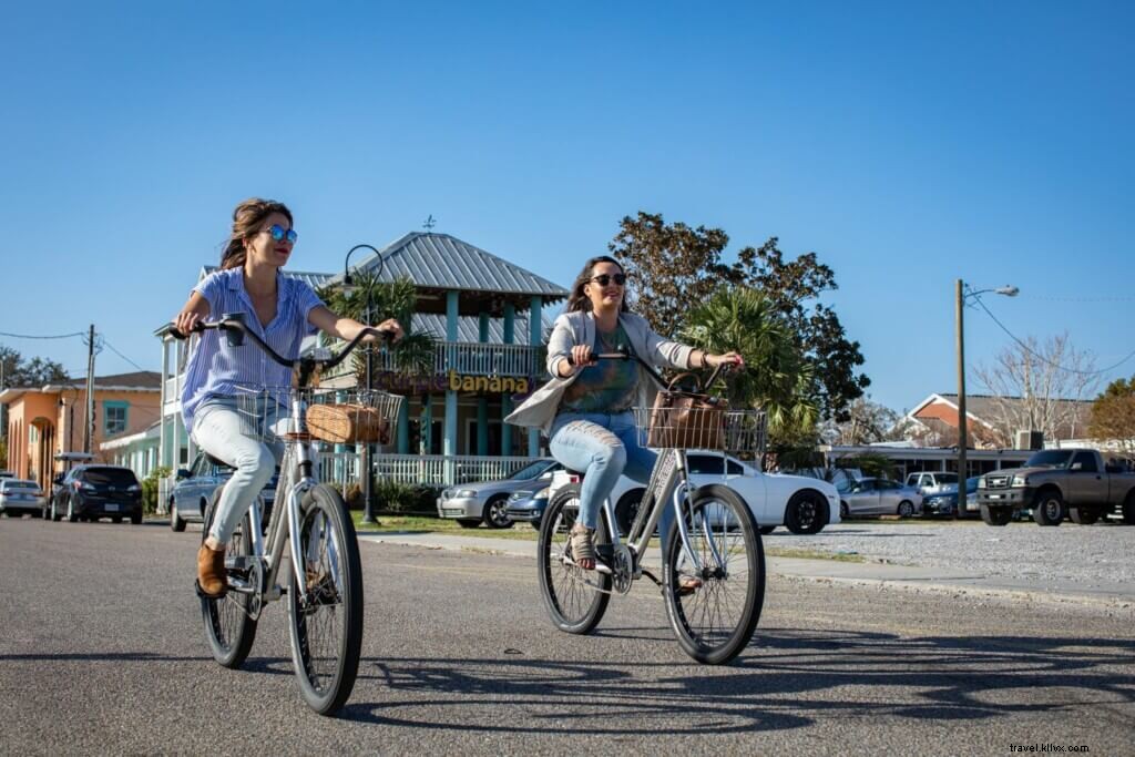 Turismo sobre duas rodas:trilhas para bicicletas na costa do Golfo do Mississippi 
