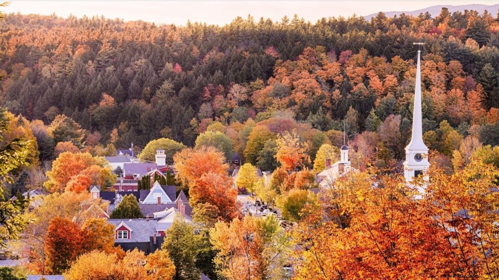 10 Kota New England Terbaik untuk Liburan Keluarga Musim Gugur 