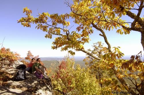Veja belas vistas aéreas das cores do outono de Asheville 
