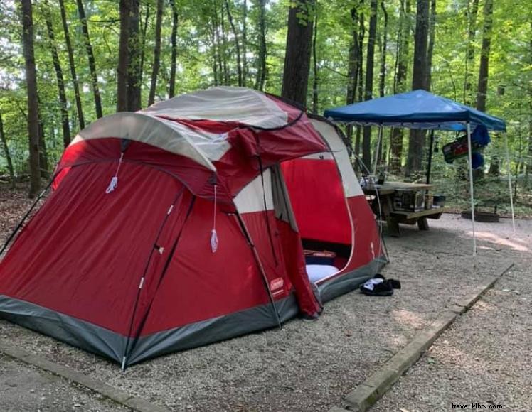 Área de acampamento e recreação Twin Knobs 