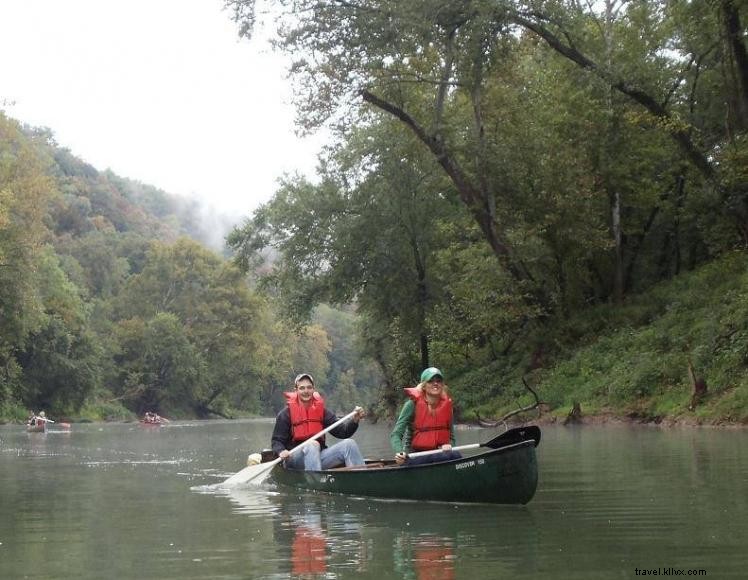 Alquiler de canoa y kayak en Big Buffalo Crossing 