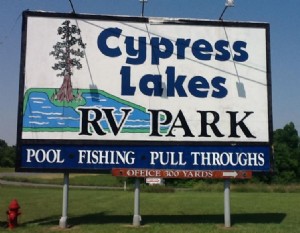 Parc de camping-cars de Cypress Lakes 