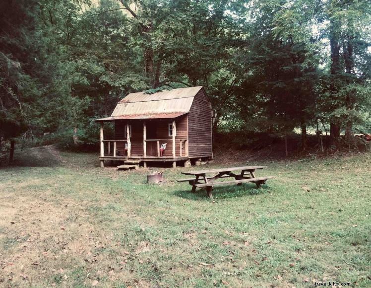 Cabine à fond brumeux 