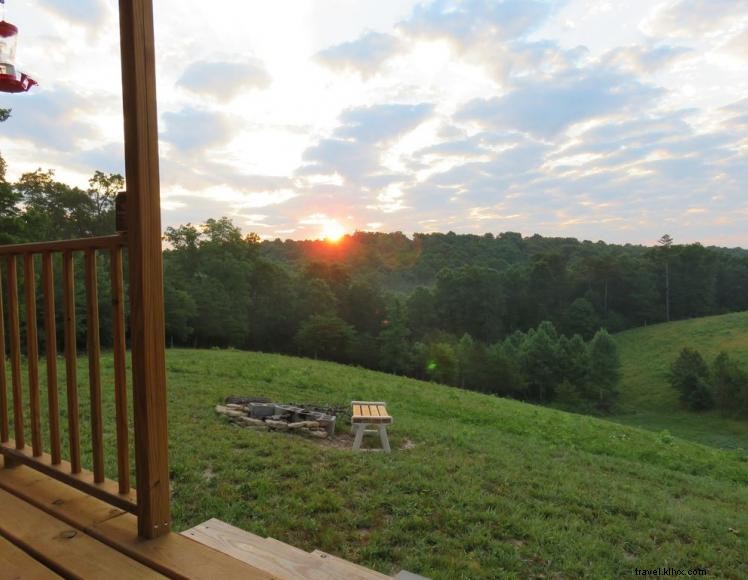 Au sommet d une colline à Wildcat Cabins 