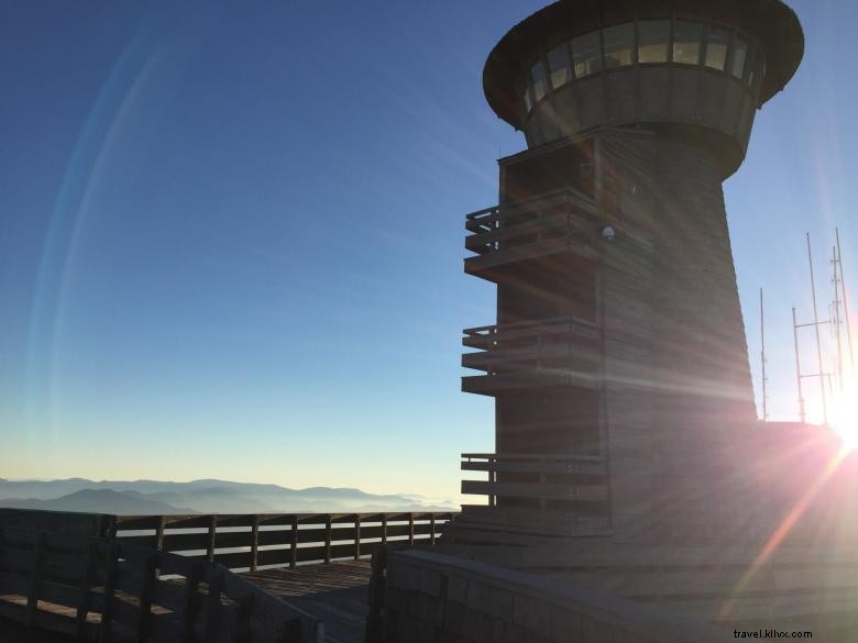 Brasstown Bald Visitors Center e área recreativa 