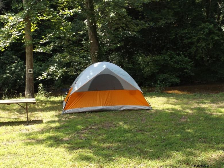 Campamento en el río Etowah 