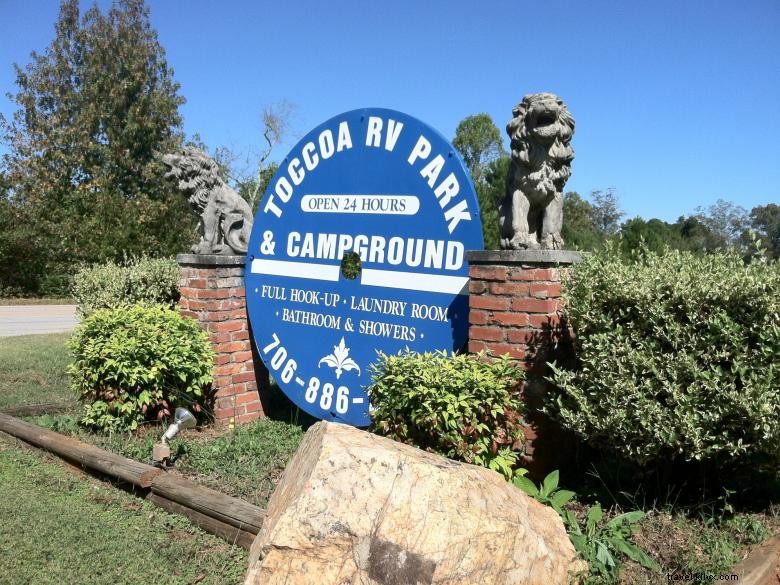 Parc de camping-cars et terrain de camping de Toccoa 