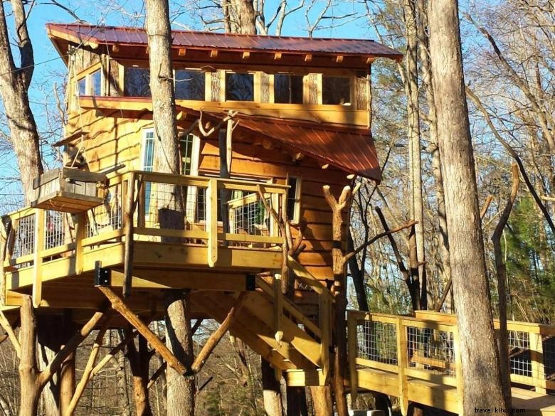 Blue Ridge Treehouse à Bear Claw Vineyards 