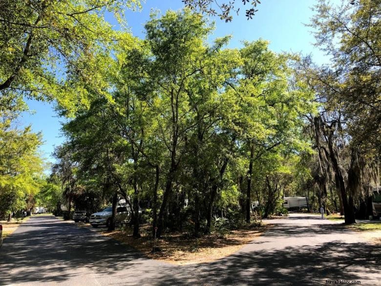 Um parque de RV de roda gigante 