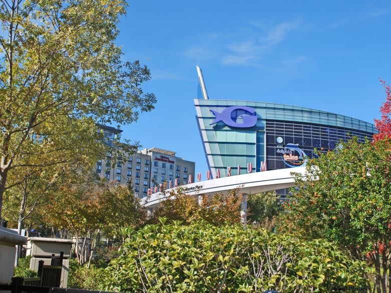 アトランタのダウンタウンにあるヒルトンホテルとジョージア水族館のお得な情報 