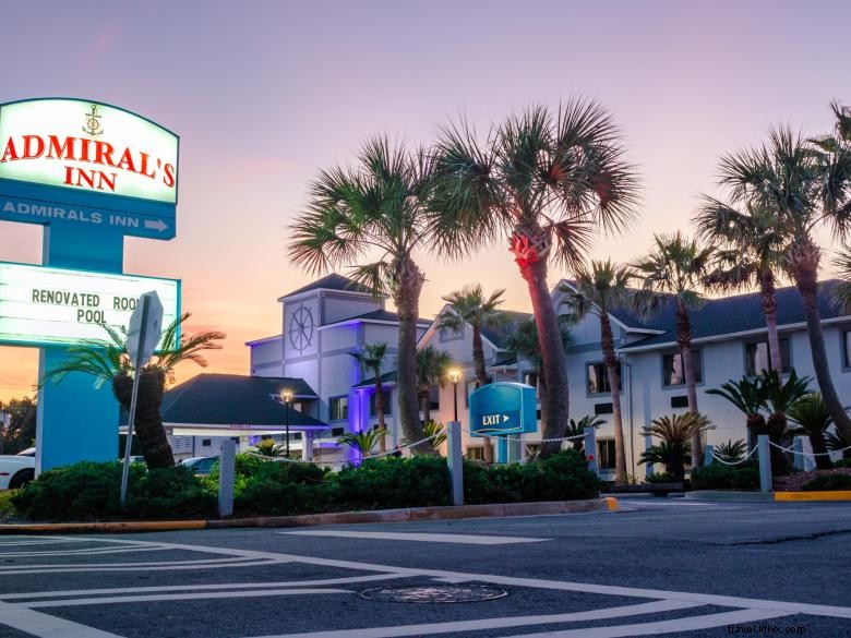 Admirals Inn sur l île Tybee 