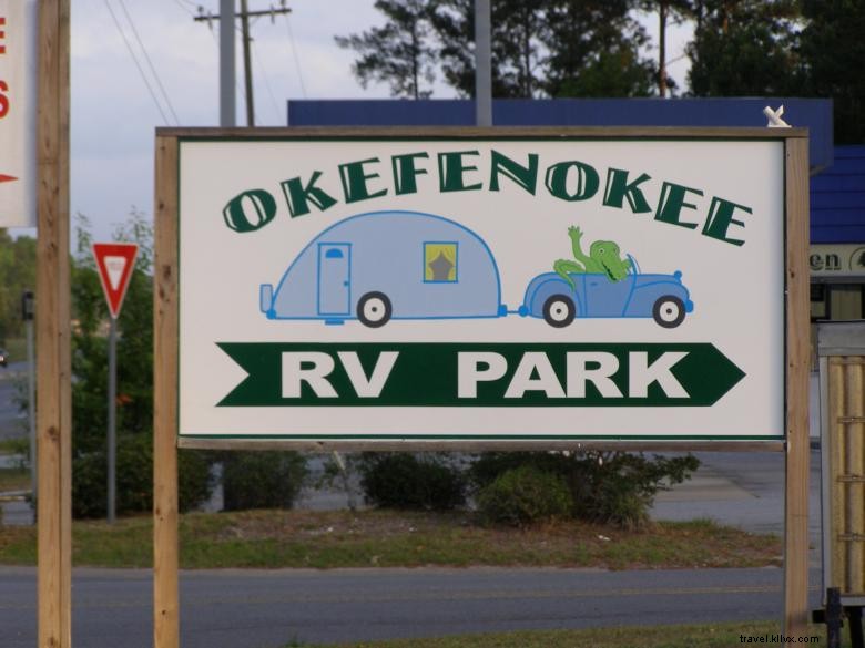 Parque de casas rodantes de Okefenokee 