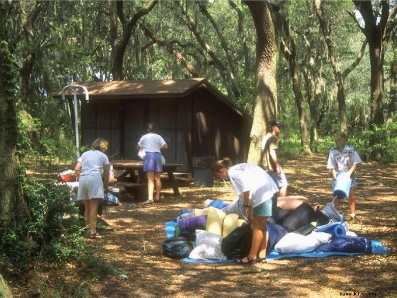 Campamento en Sapelo Islands Cabretta 