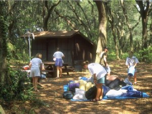 Campamento en Sapelo Islands Cabretta 