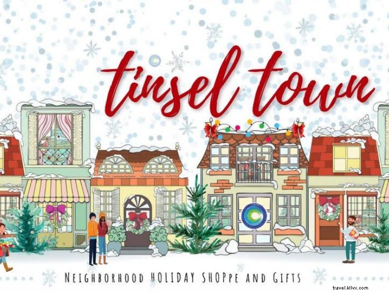 Experiencia de compras navideñas en Tinsel Town 