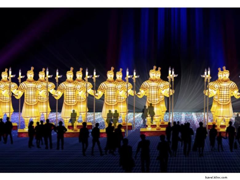 Illuminer :festival des lanternes chinoises et spectacle d acrobates 