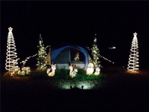 Luzes de Natal em A.H. Stephens 
