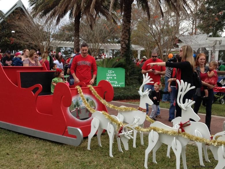 Natal no parque em St. Marys Waterfront 