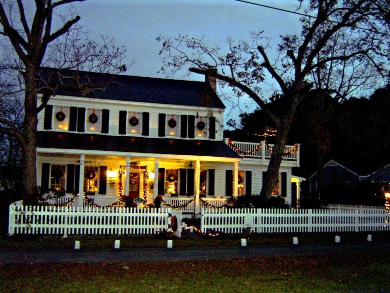 Passeio pelas casas de Natal em St. Marys 