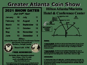 Gran espectáculo de monedas de Atlanta 
