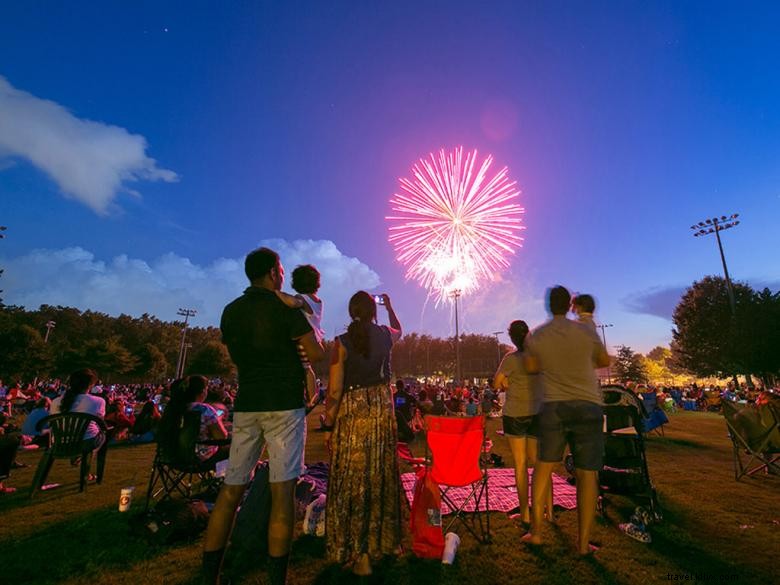 Celebração de 4 de julho no Wills Park 