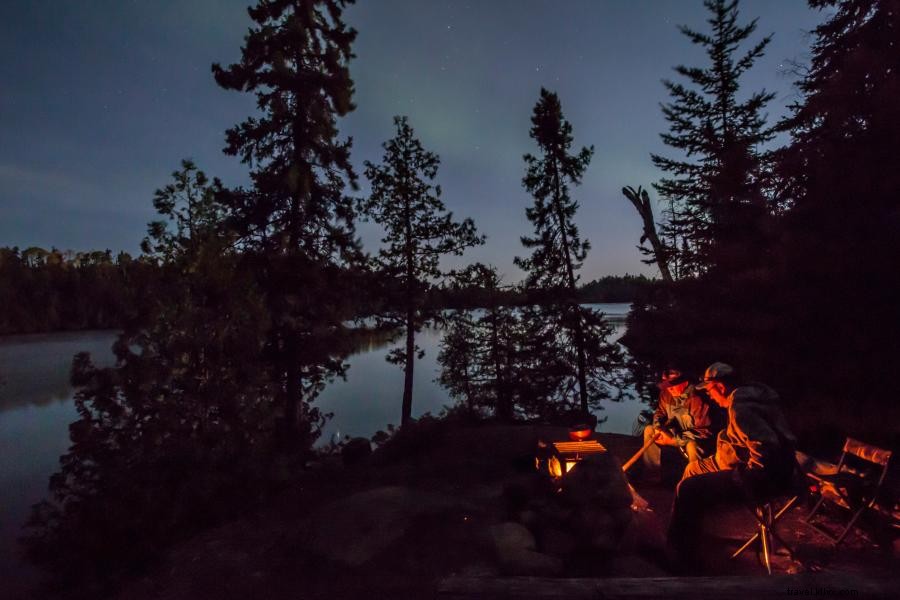 Veja a aurora boreal nas águas da fronteira, Primeiro santuário do céu escuro de Minnesota 