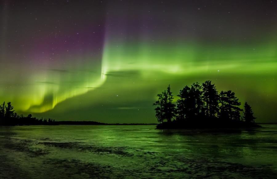 Ver la aurora boreal en las aguas limítrofes, Primer santuario de cielo oscuro de Minnesota 
