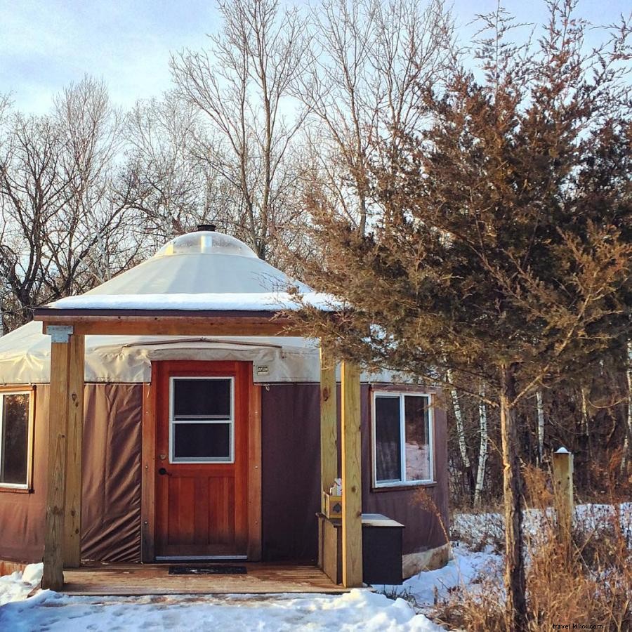 Go Yurt Camping em Minnesota 