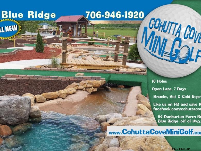 Minigolf e miniere di gemme di Cohutta Cove 