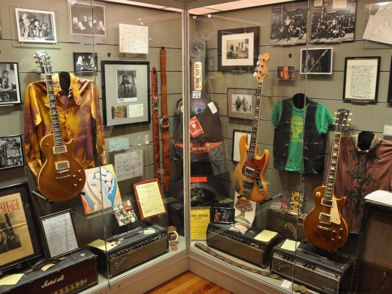 Museo de la banda de Allman Brothers en The Big House 