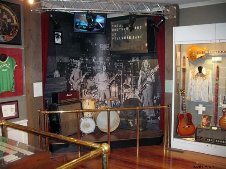 ビッグハウスのオールマンブラザーズバンド博物館 