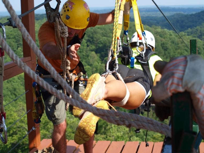 Banning Mills Screaming Eagle Eco Zip Line Canopy Tours 