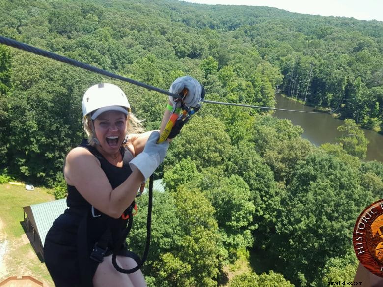 Banning Mills Screaming Eagle Eco Zip Line Canopy Tours 