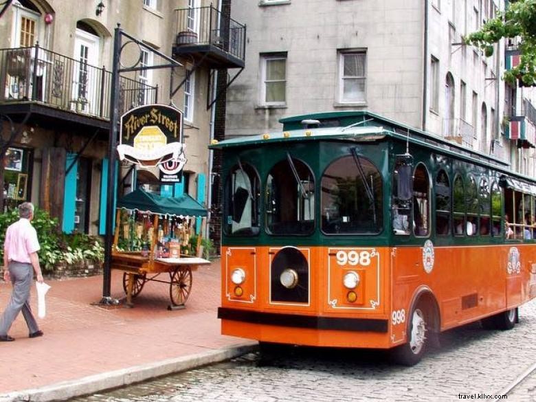 Visites en tramway de la vieille ville de Savannah 